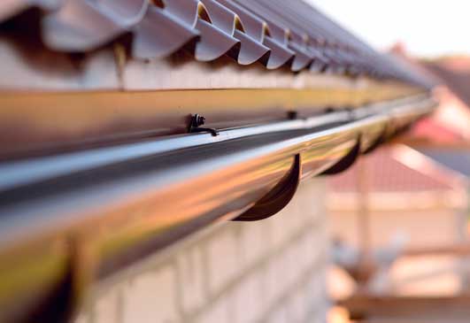 gutters close up