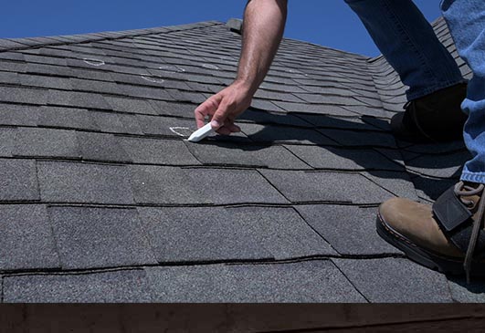 new roof construction in progress